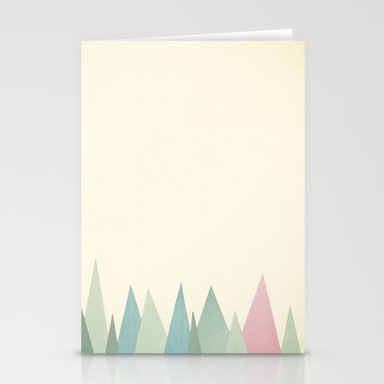 Snowy Mountains Stationery Cards