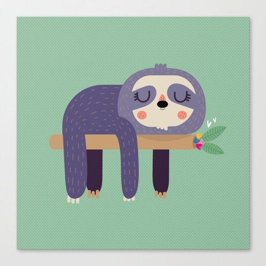 Perezosa Canvas Print