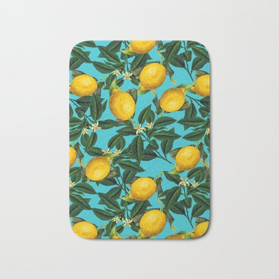 LEMON PATTERN-04 Bath Mat