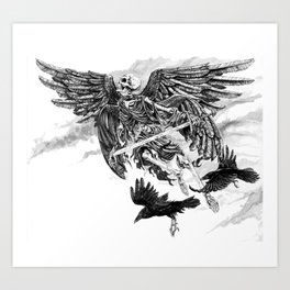 Dark Angel 2 Art Print