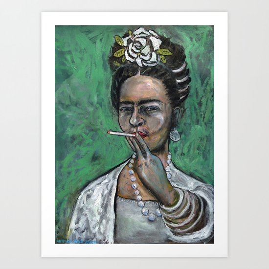 Frida Kahlo, Peg Leg Art Print