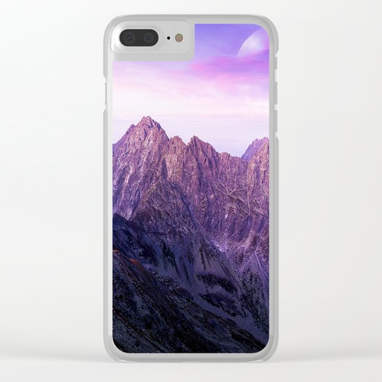 Purple Range Clear iPhone Case