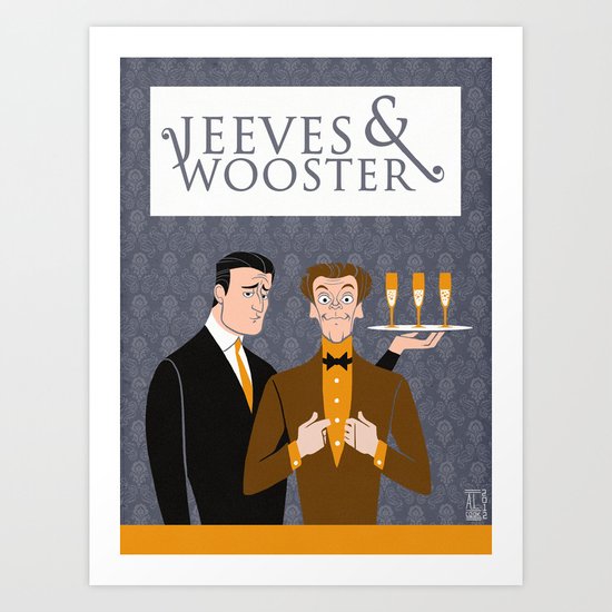 Jeeves and Wooster Art Print