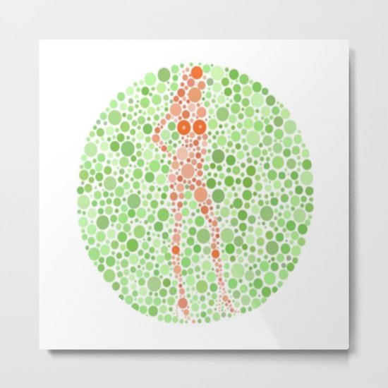 Color Blind Test Metal Print