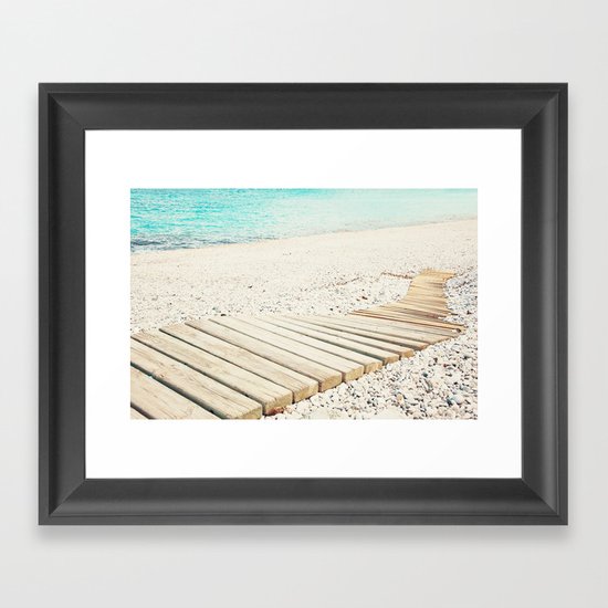 al fresco Framed Art Print