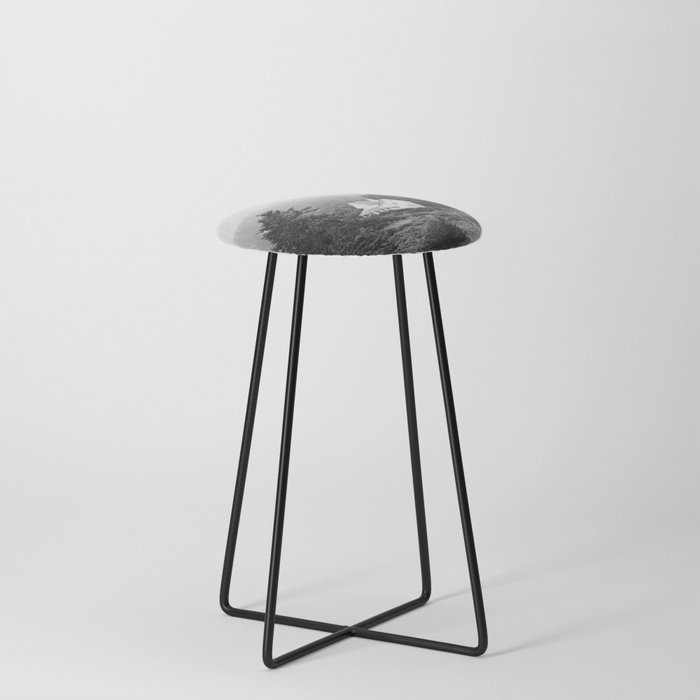 Fog on the Coast | Black and White Photography in the PNW Counter Stool