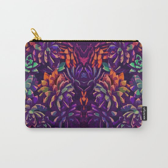 Cali Succulents 3 Carry-All Pouch