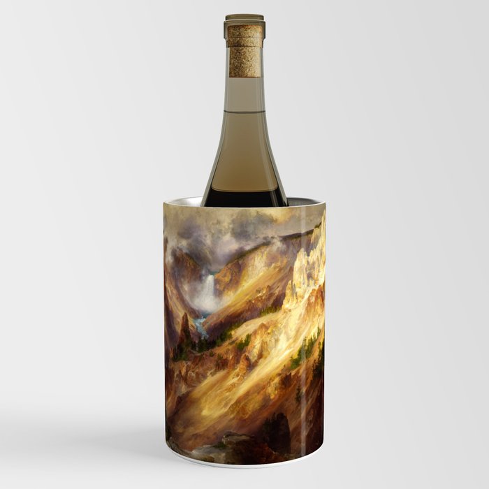 Grand Canyon of the Yellowstone by Thomas Moran Wine Chiller