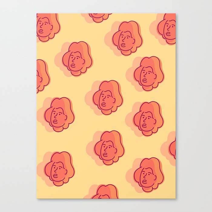 Faces Of She Canvas Print
