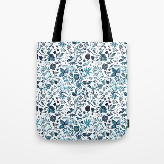 Blue Meadow Tote Bag