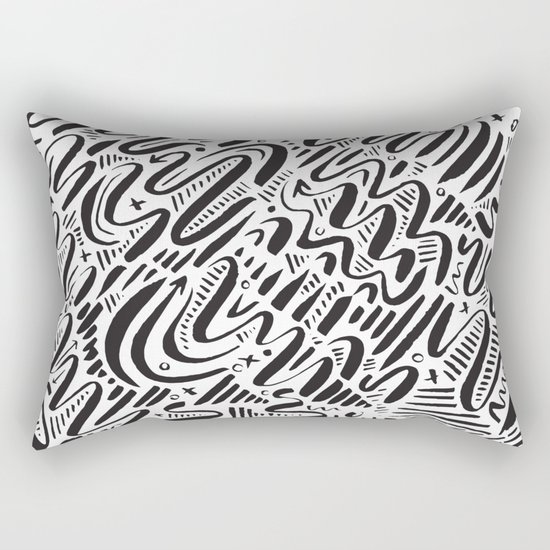 SQUIGGLY WIGGLY Rectangular Pillow