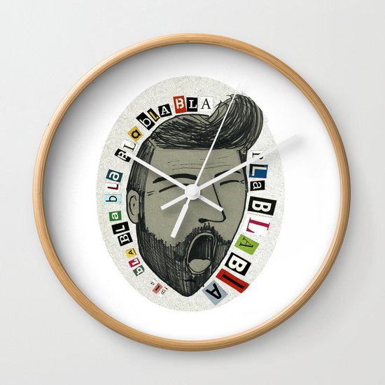 Bla bla bla... Wall Clock