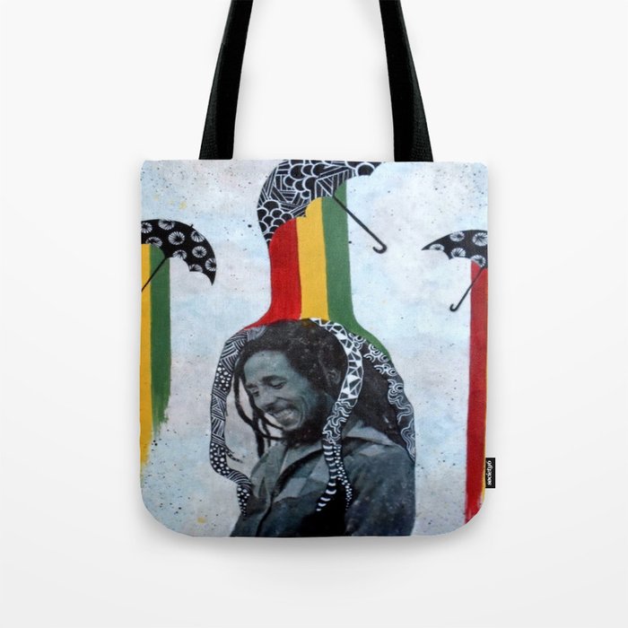 Rastafari Rain Tote Bag