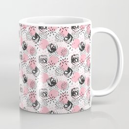 Pink and Black Coffee Mug