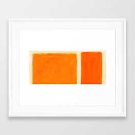 Squares after Rothko Framed Art Print