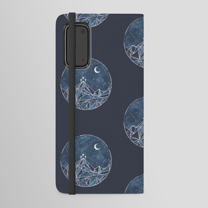 Night Court moon and stars Android Wallet Case