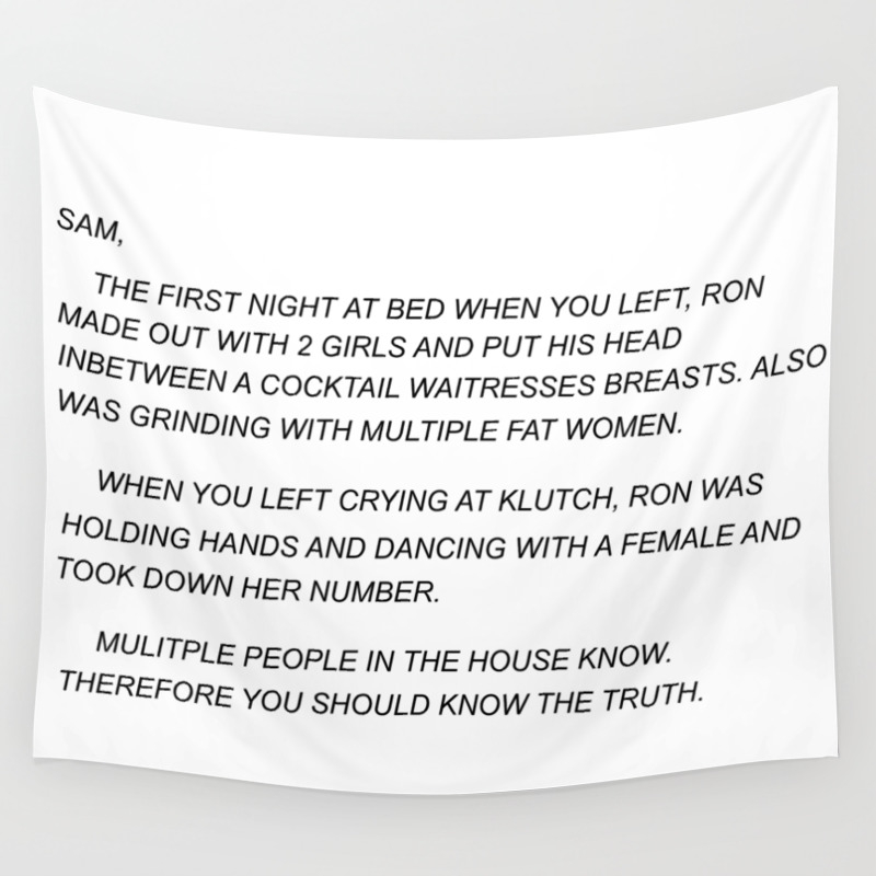 Sammi Sweetheart Letter Wall Tapestry By Emmyschildt Society6