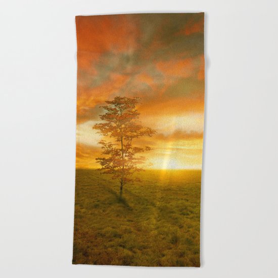 Sunset I C. VII Beach Towel