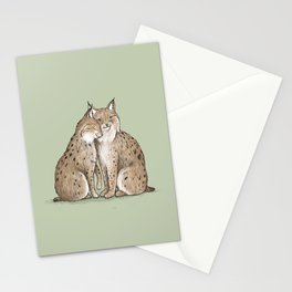 Lynx Love Stationery Card