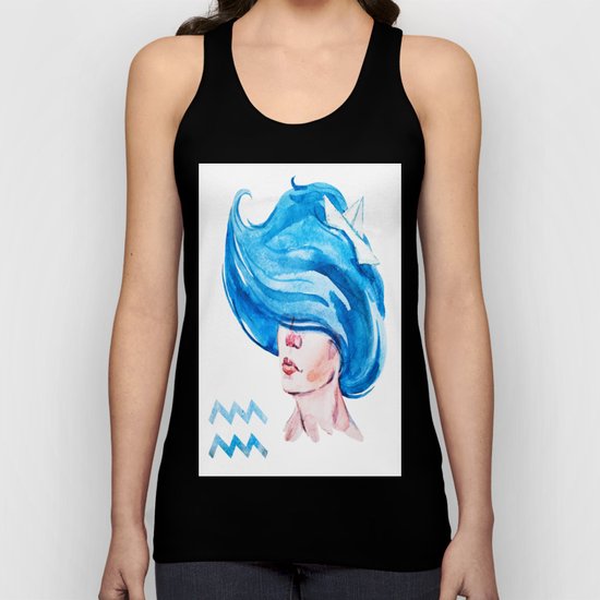 Aquarius Unisex Tank Top