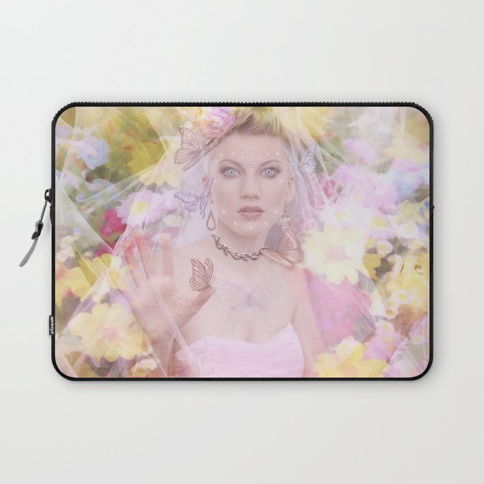 Rose in the magic forest Laptop Sleeve