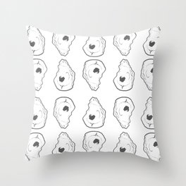 THE WORLD IS YOUR OYSTER Throw Pillow