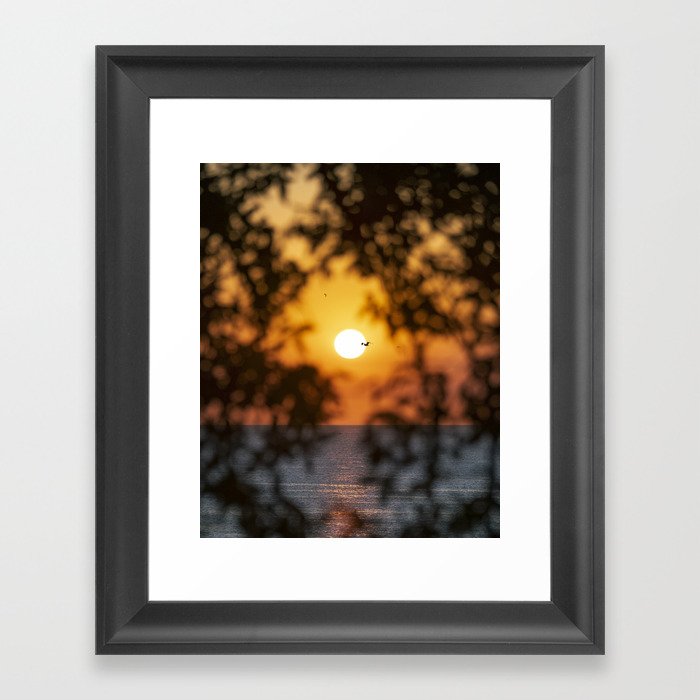 Yes! It's A Perfect Sunset! Framed Art Print