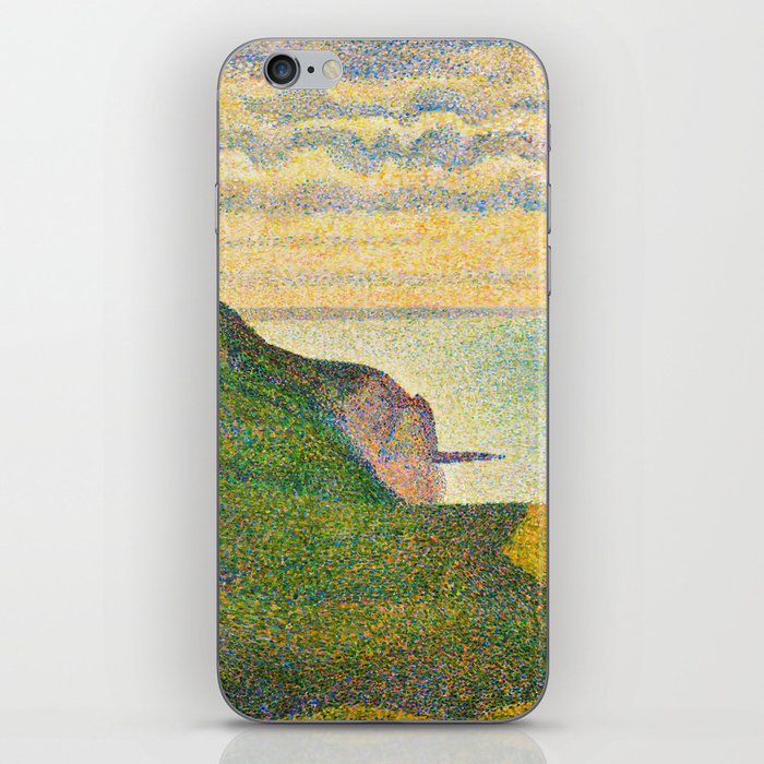 Seascape at Port-en-Bessin, Normandy, 1888 by Georges Seurat iPhone Skin