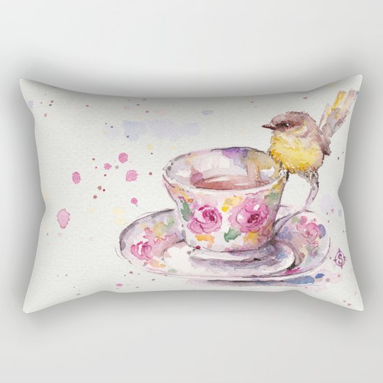 There is always time for tea Rectangular Pillow