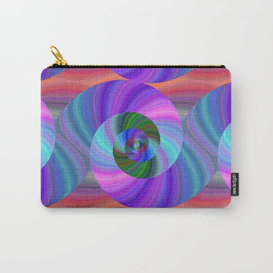 Metallic swirls Carry-All Pouch
