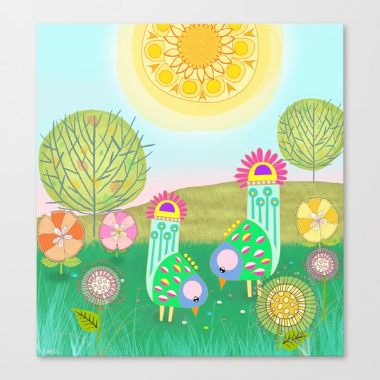 Chelsea Birds Canvas Print