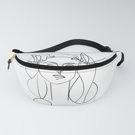 Picasso lady  Modern Sketch Picasso Art Modern Minimalist Fanny Pack