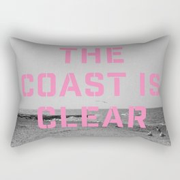 Coast is Clear Rectangular Pillow