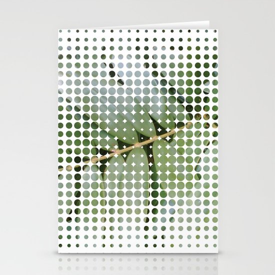 mesh white Stationery Cards