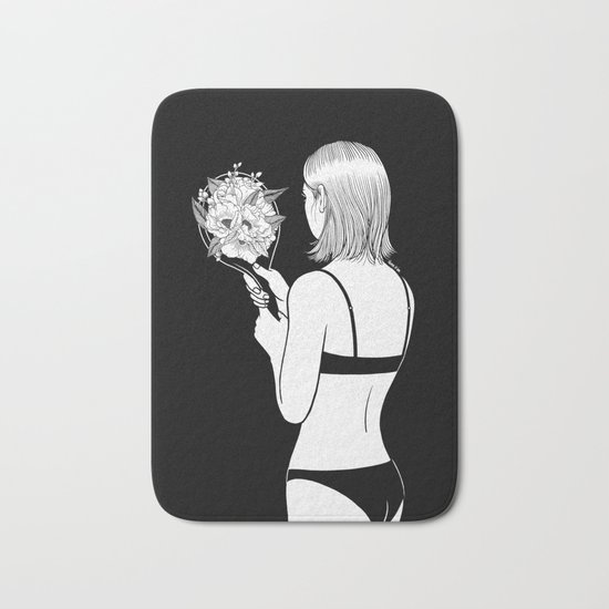 Fall in love with myself first Bath Mat