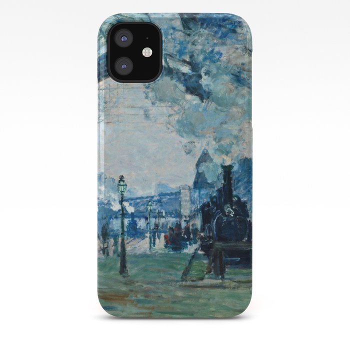 Society6claude Monet Arrival Of The Normandy Train Gare Saint Lazare Iphone Case By Favoritepaintingsart Iphone 11 Slim Case Dailymail