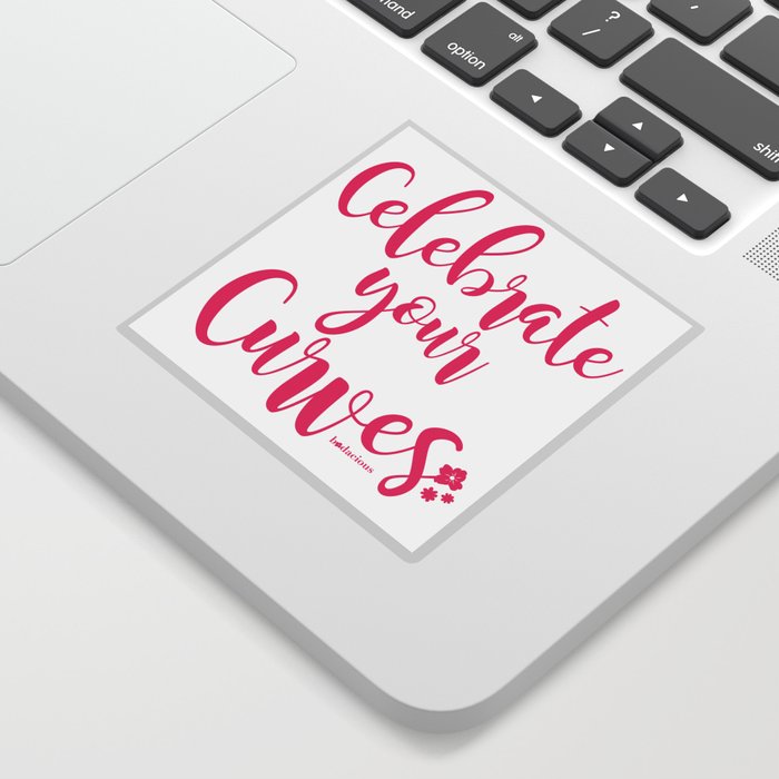 Celebrate Your Curves Sticker