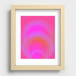 Hot Pink Aura (xi 2021) Recessed Framed Print