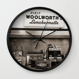 Woolworths Retail Photography Wall Clock