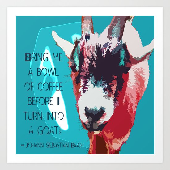 Goatee Art Print