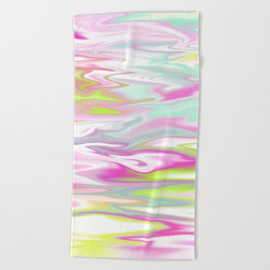 Iridescent Marble 09 Beach Towel