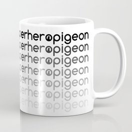 Superhero Pigeon Fade Coffee Mug