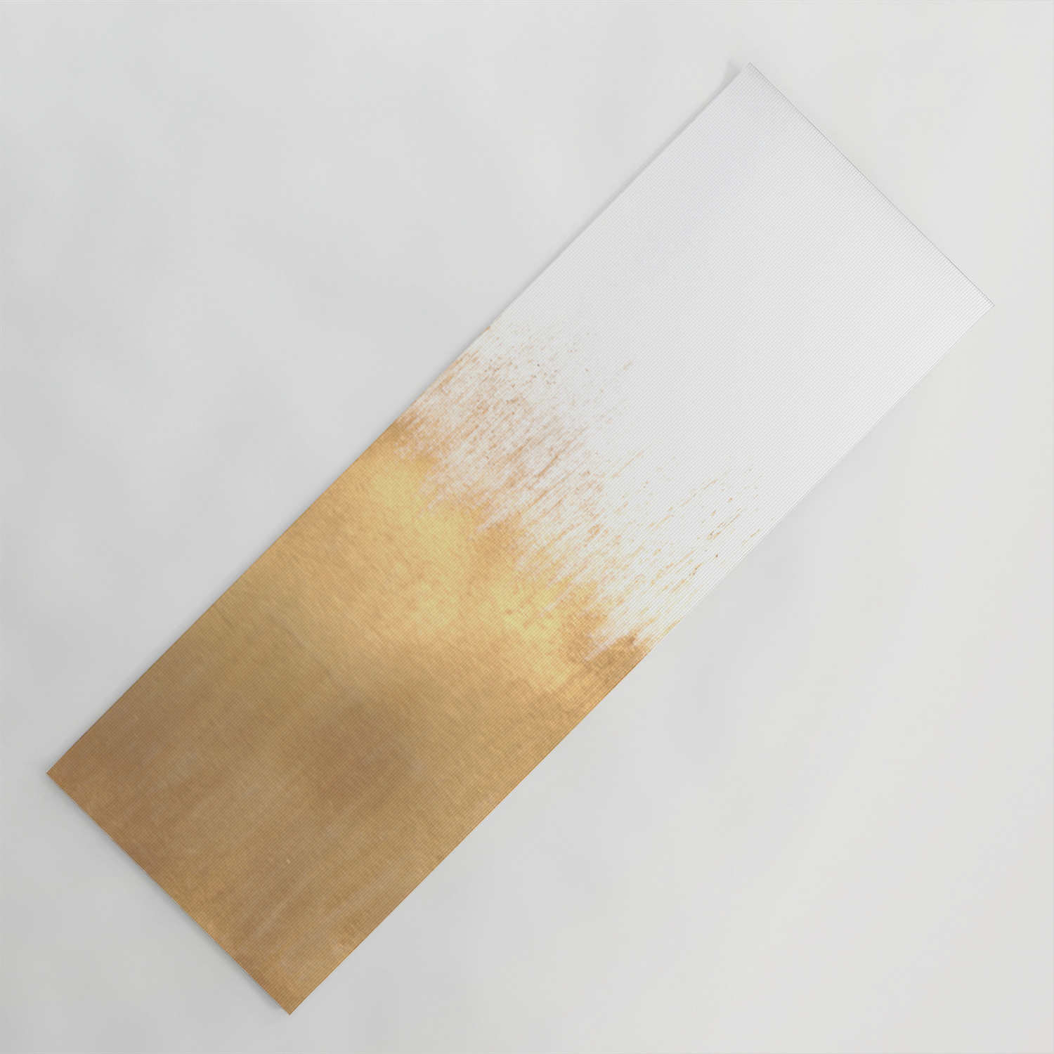 Brushed Gold Yoga Mat by caitlinworkman 
