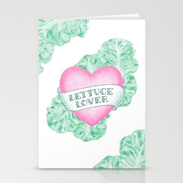 Lettuce Lover Stationery Cards