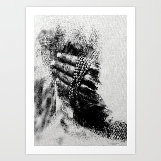 Esperimenti con Carbone 5 Art Print