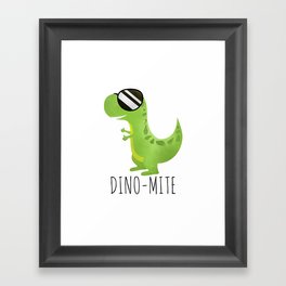 Dino-Mite Framed Art Print