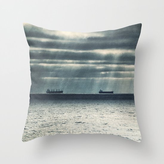 Morning Race Throw Pillow