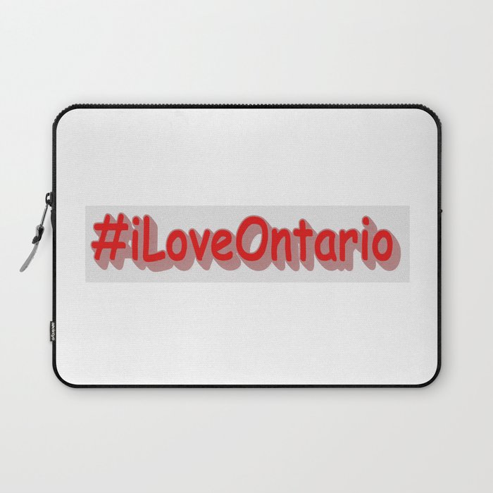 "#iLoveOntario " Cute Design. Buy Now Laptop Sleeve