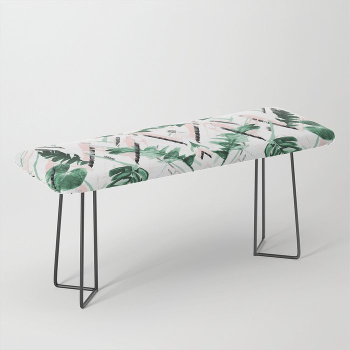 Tropical Paint Texture Bench By Mmartabc Society6
