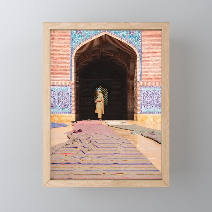 Prayer time - Pakistan Framed Mini Art Print
